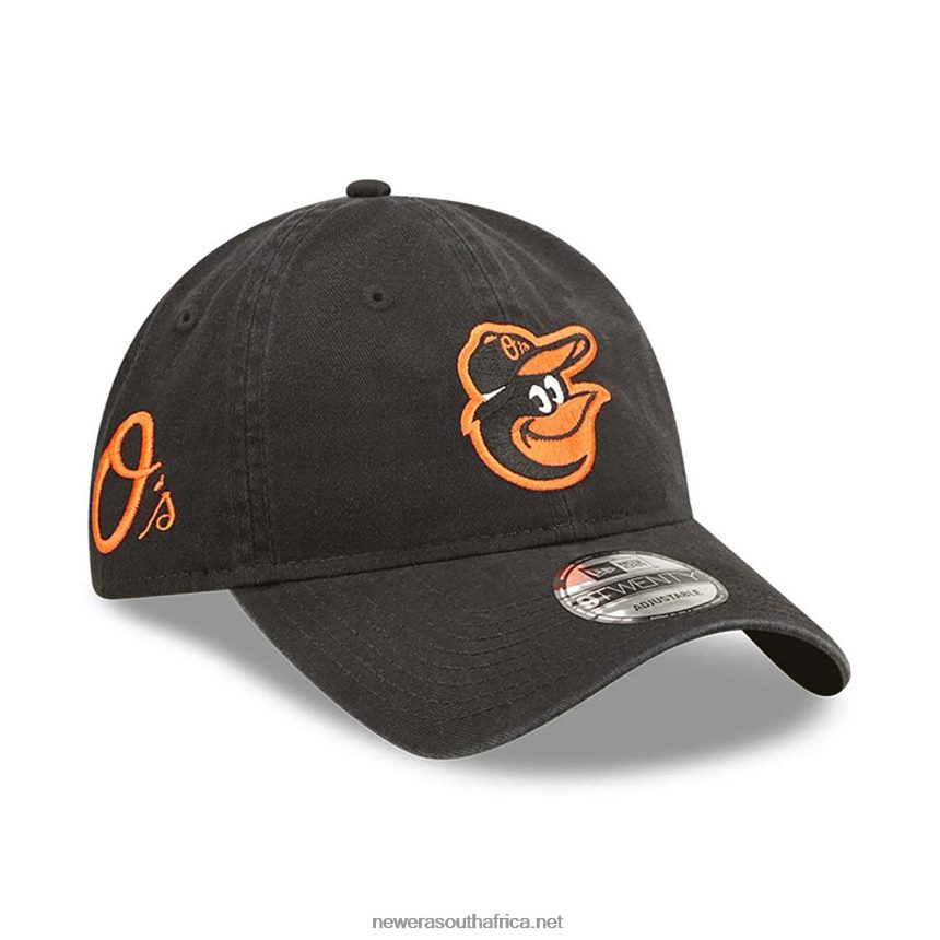 Baltimore Orioles Team Patch Black 9TWENTY Adjustable Cap New Era TRBRBN2217