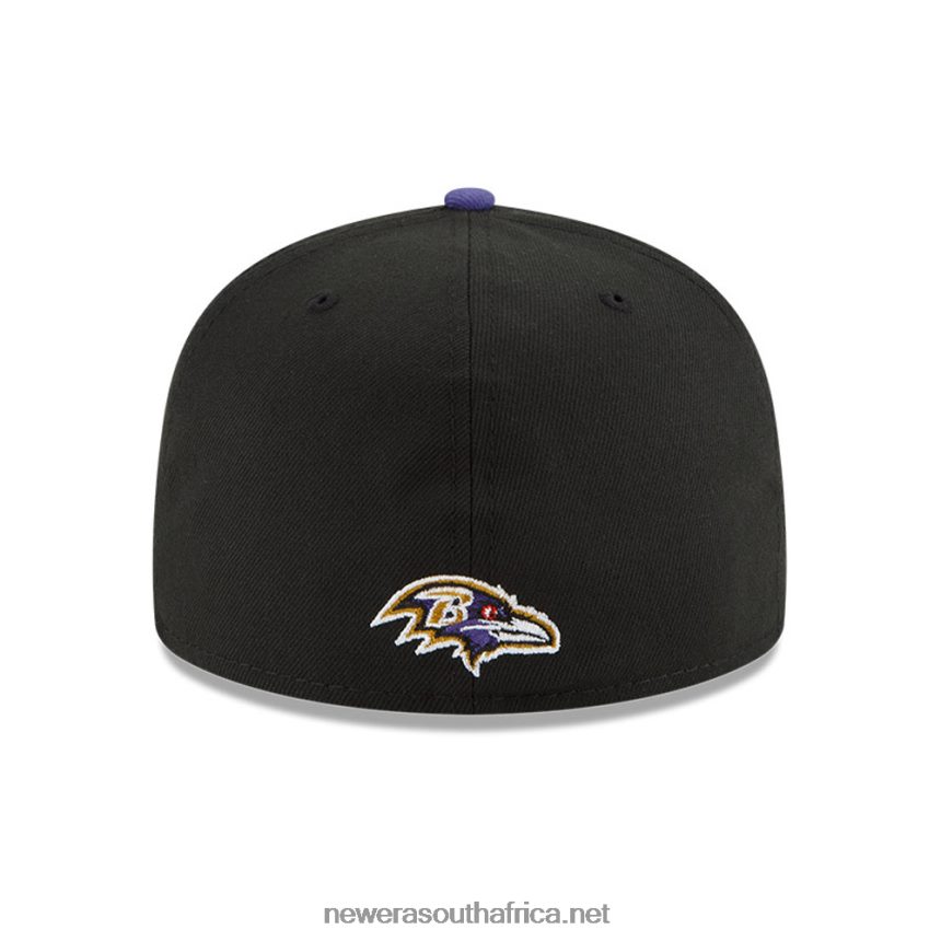 Baltimore Ravens NFL Draft Black 59FIFTY Fitted Cap New Era TRBRBN1033
