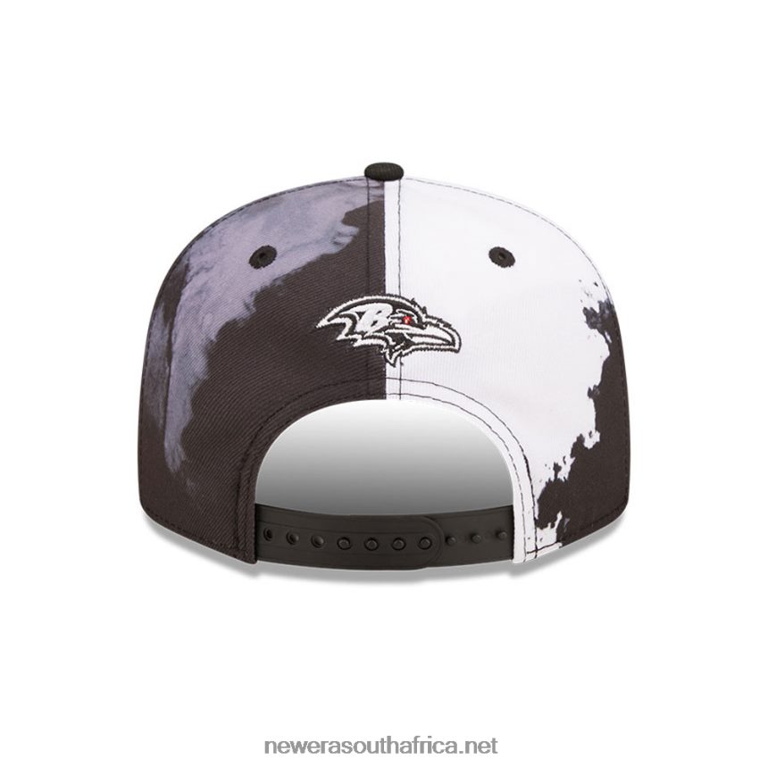 Baltimore Ravens NFL Sideline 2022 Black 9FIFTY Snapback Cap New Era TRBRBN1918