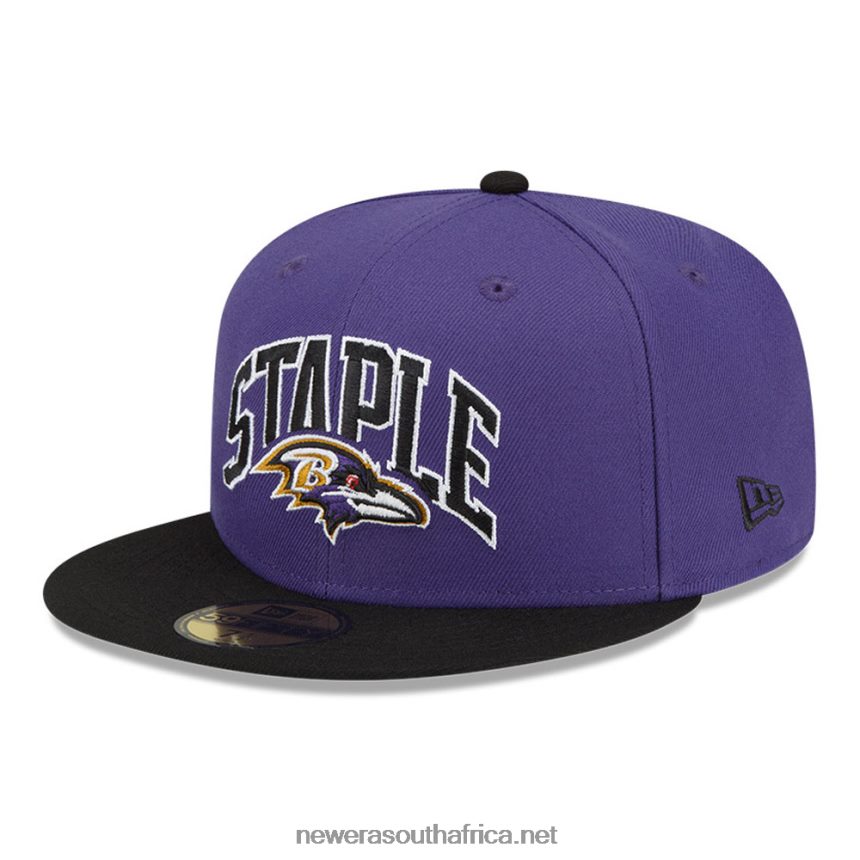 Baltimore Ravens x Staple Purple 59FIFTY Fitted Cap New Era TRBRBN361