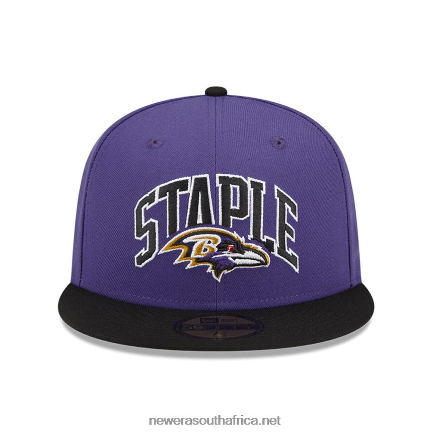 Baltimore Ravens x Staple Purple 59FIFTY Fitted Cap New Era TRBRBN361