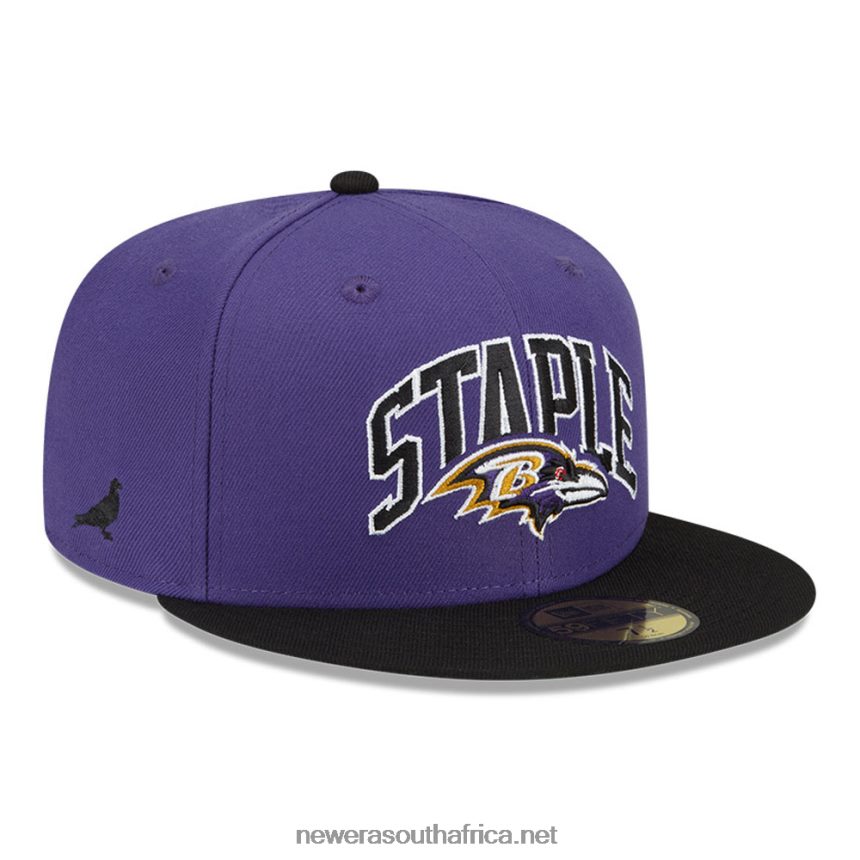Baltimore Ravens x Staple Purple 59FIFTY Fitted Cap New Era TRBRBN361