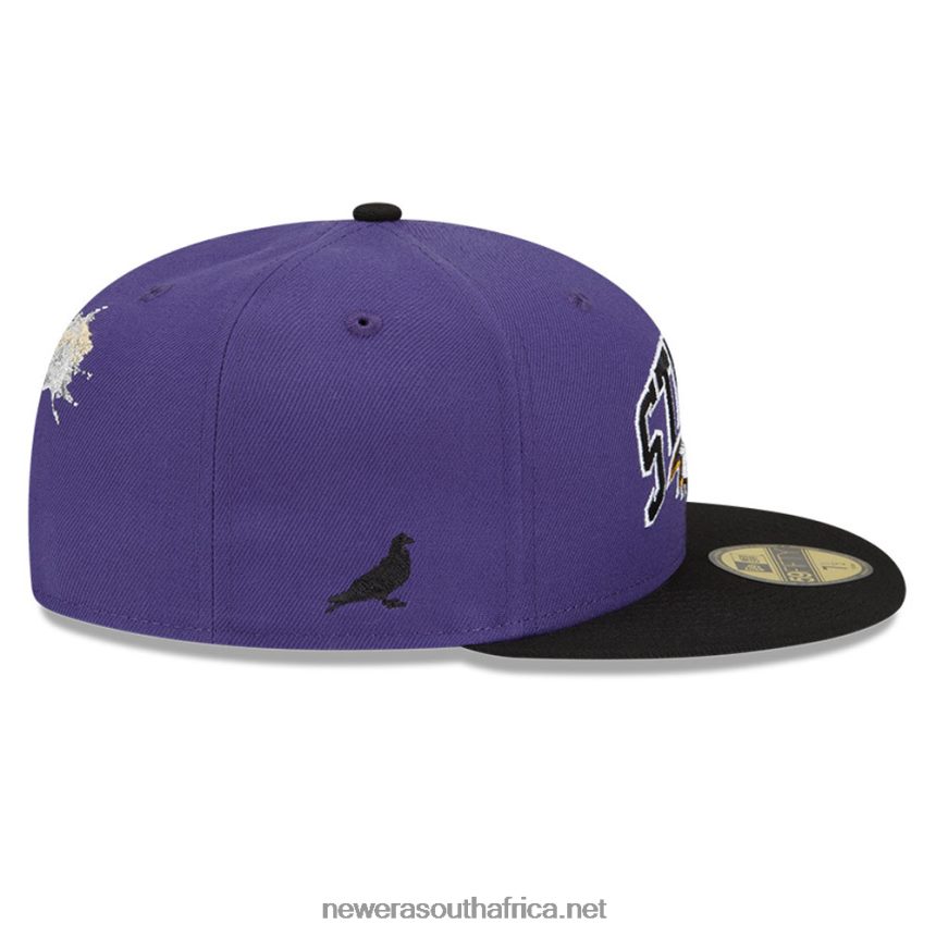 Baltimore Ravens x Staple Purple 59FIFTY Fitted Cap New Era TRBRBN361