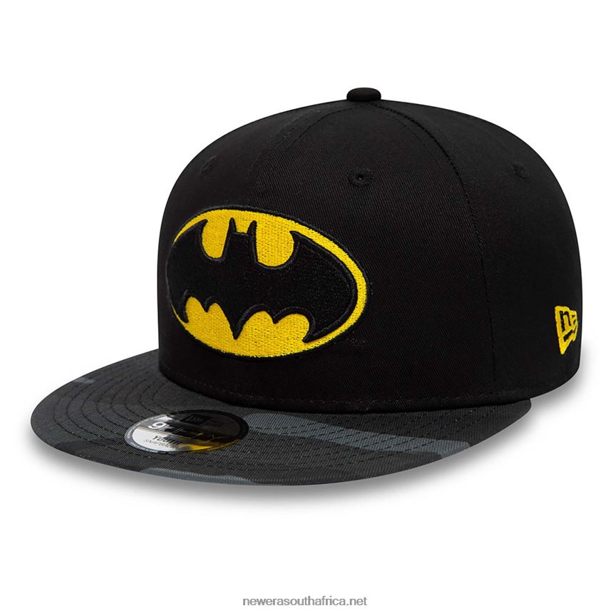 Batman Youth DC Camo Black 9FIFTY Snapback Cap New Era TRBRBN1837