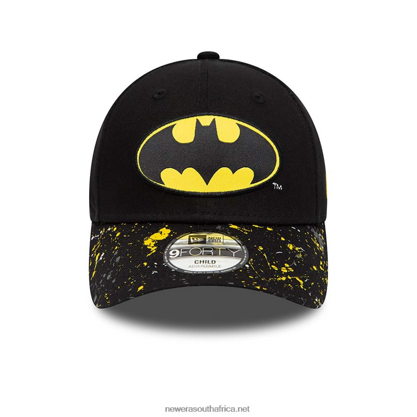 Batman Youth DC Splat Black 9FORTY Adjustable Cap New Era TRBRBN1456