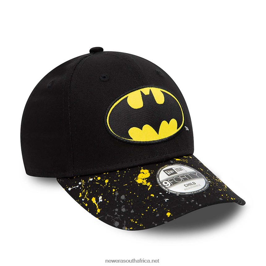 Batman Youth DC Splat Black 9FORTY Adjustable Cap New Era TRBRBN1456