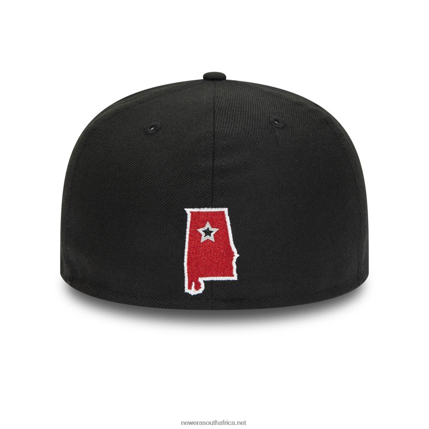 Birmingham Barons MiLB Black and Red Wordmark 59FIFTY Fitted Cap New Era TRBRBN809