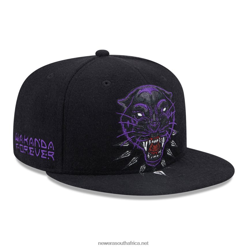 Black Panther Black 59FIFTY Fitted Cap New Era TRBRBN453