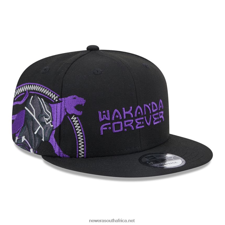 Black Panther Black 9FIFTY Snapback Cap New Era TRBRBN1855