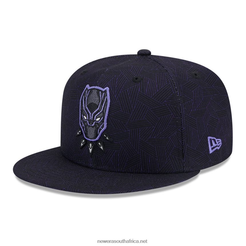 Black Panther Purple and Black 59FIFTY Fitted Cap New Era TRBRBN391