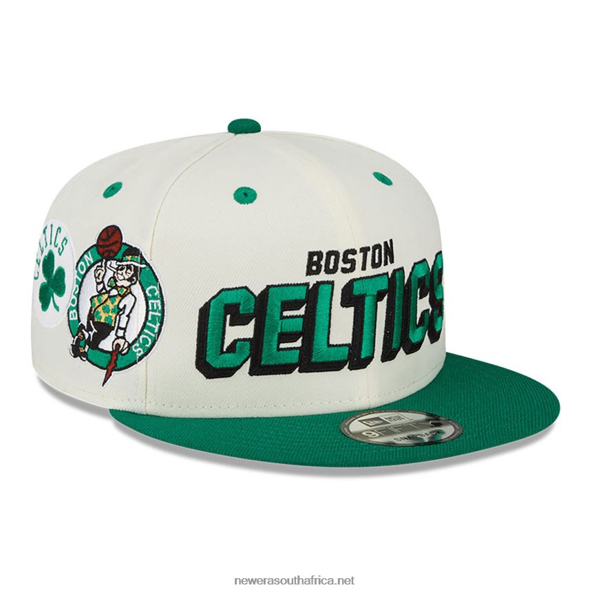 Boston Celtics Awake White 9FIFTY Snapback Cap New Era TRBRBN2062