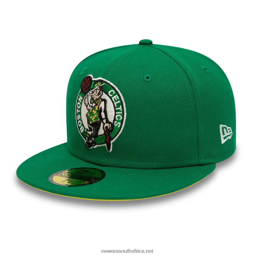 Boston Celtics Citrus Pop Green 59FIFTY Fitted Cap New Era TRBRBN1237