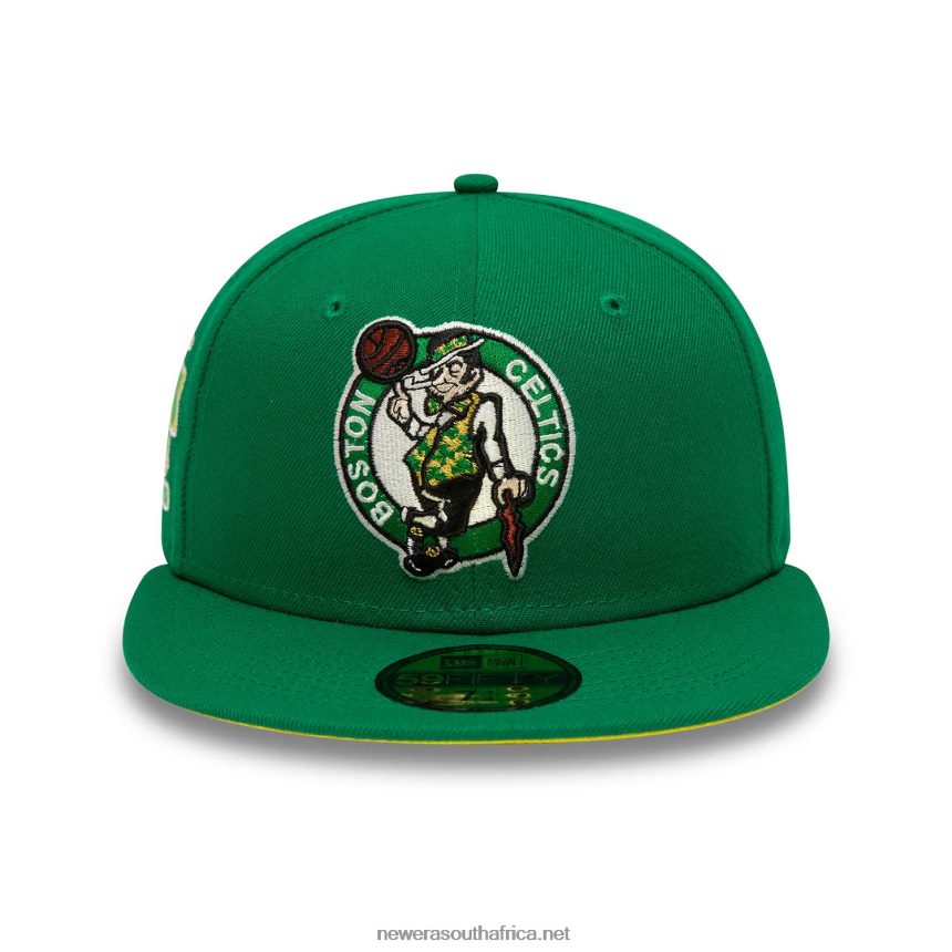 Boston Celtics Citrus Pop Green 59FIFTY Fitted Cap New Era TRBRBN1237