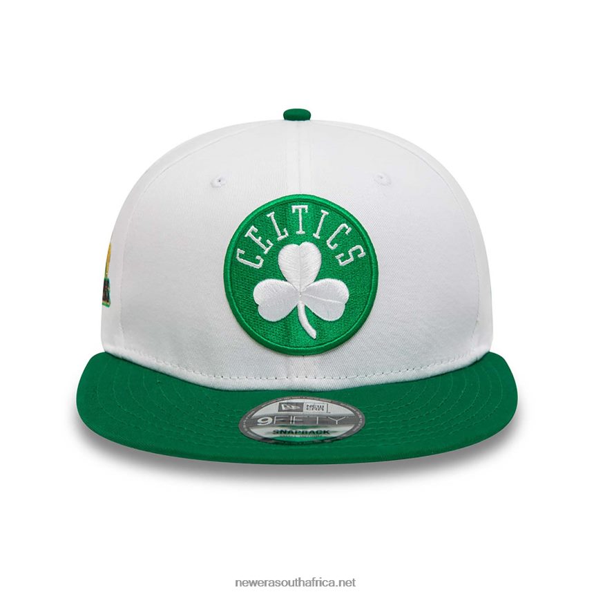 Boston Celtics Crown Patches White 9FIFTY Snapback Cap New Era TRBRBN2034