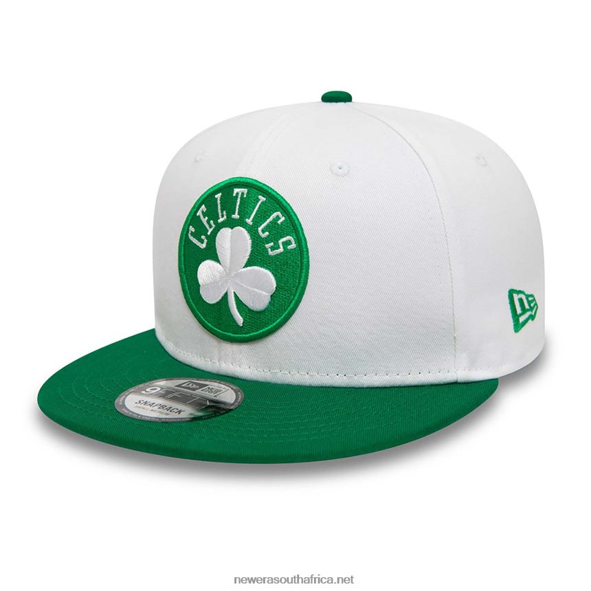 Boston Celtics Crown Patches White 9FIFTY Snapback Cap New Era TRBRBN2034