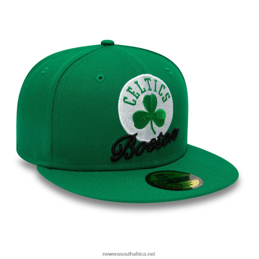 Boston Celtics Dual Logo Green 59FIFTY Fitted Cap New Era TRBRBN1106