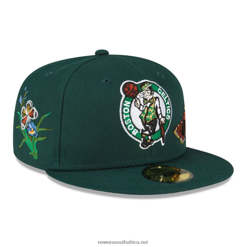 Boston Celtics Felt x NBA Dark Green 59FIFTY Fitted Cap New Era TRBRBN1292