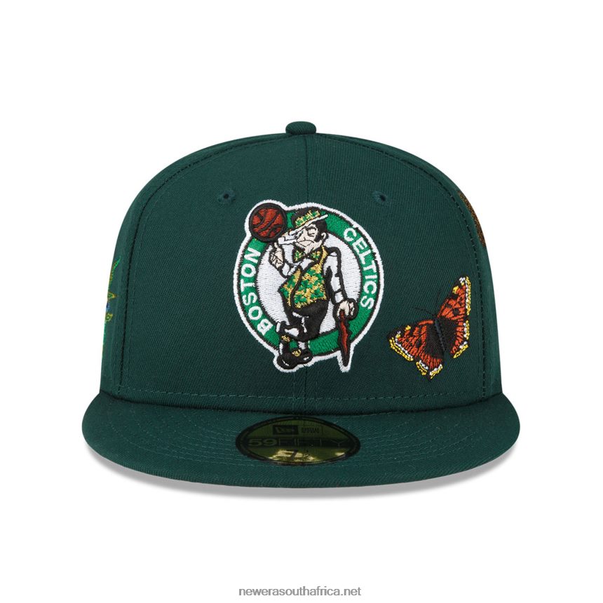 Boston Celtics Felt x NBA Dark Green 59FIFTY Fitted Cap New Era TRBRBN1292