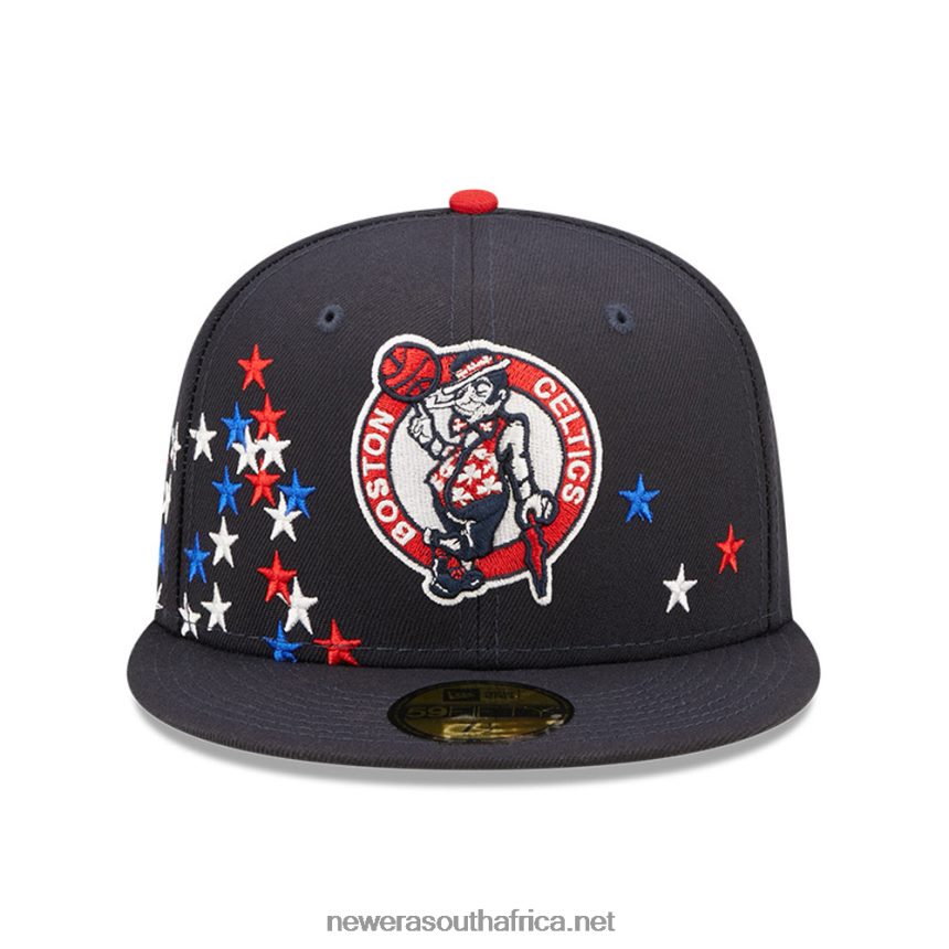 Boston Celtics NBA Americana Navy 59FIFTY Fitted Cap New Era TRBRBN1030