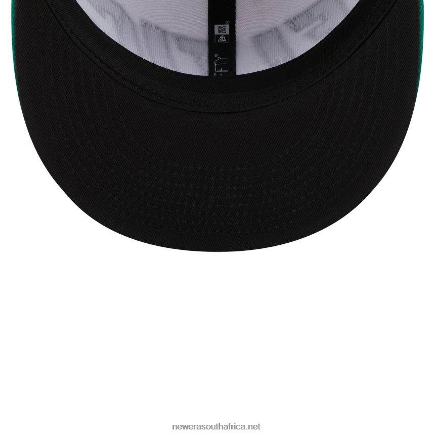 Boston Celtics NBA Back Half Green 59FIFTY Fitted Cap New Era TRBRBN693