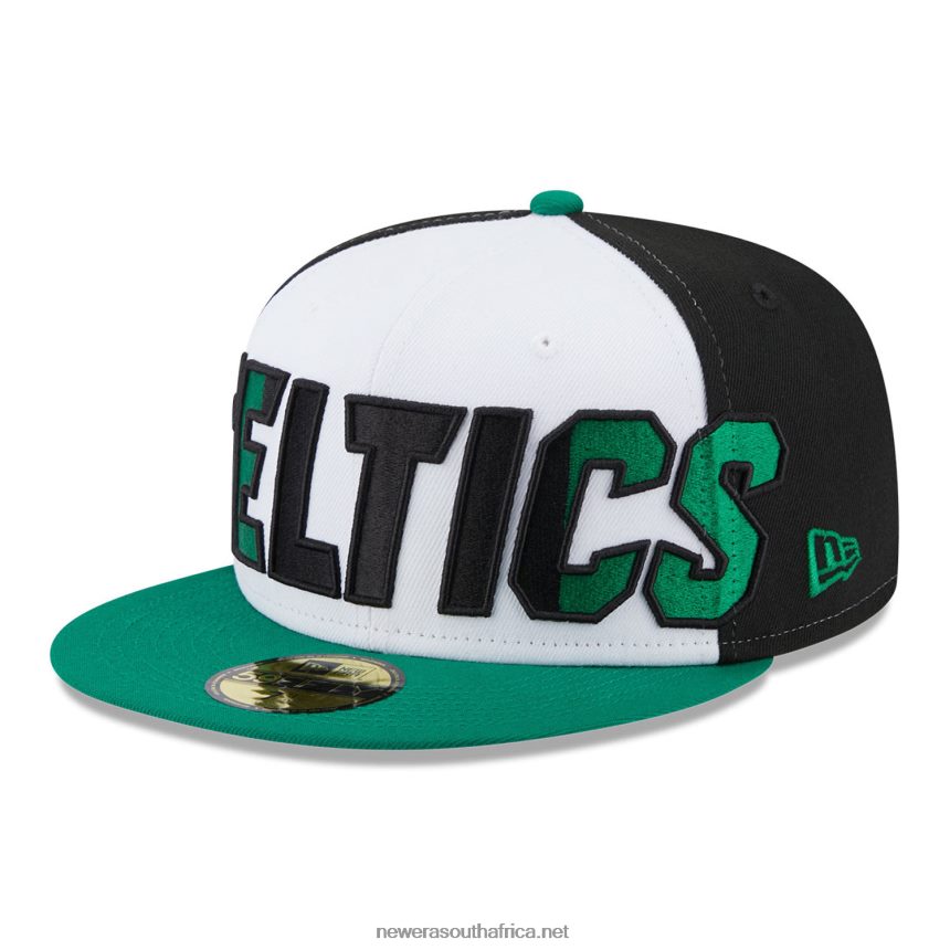 Boston Celtics NBA Back Half Green 59FIFTY Fitted Cap New Era TRBRBN693