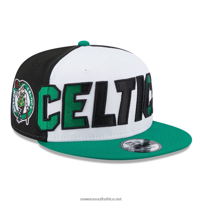 Boston Celtics NBA Back Half Green 9FIFTY Snapback Cap New Era TRBRBN1994
