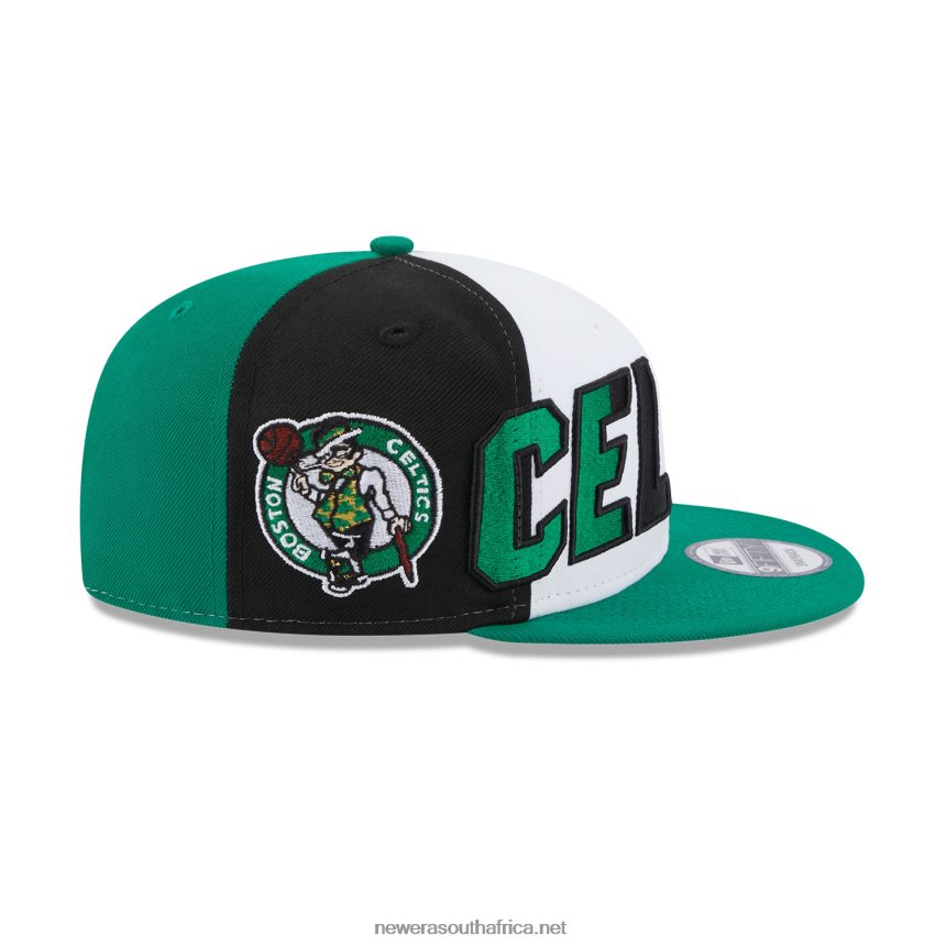 Boston Celtics NBA Back Half Green 9FIFTY Snapback Cap New Era TRBRBN1994