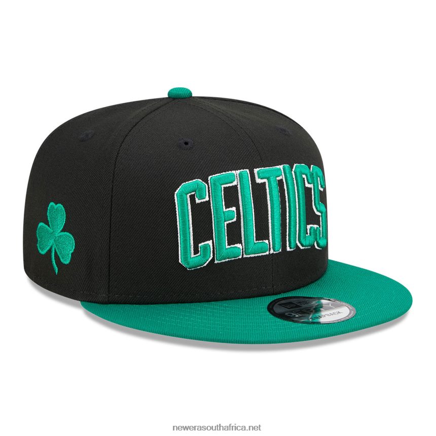 Boston Celtics NBA Statement Black 9FIFTY Snapback Cap New Era TRBRBN1981