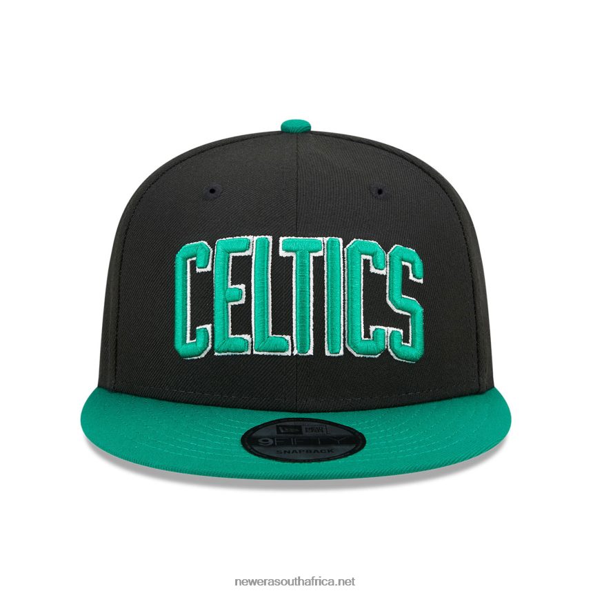 Boston Celtics NBA Statement Black 9FIFTY Snapback Cap New Era TRBRBN1981