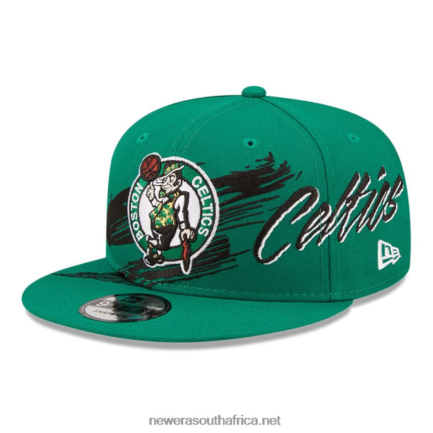 Boston Celtics NBA Sweep Green 9FIFTY Snapback Cap New Era TRBRBN2042