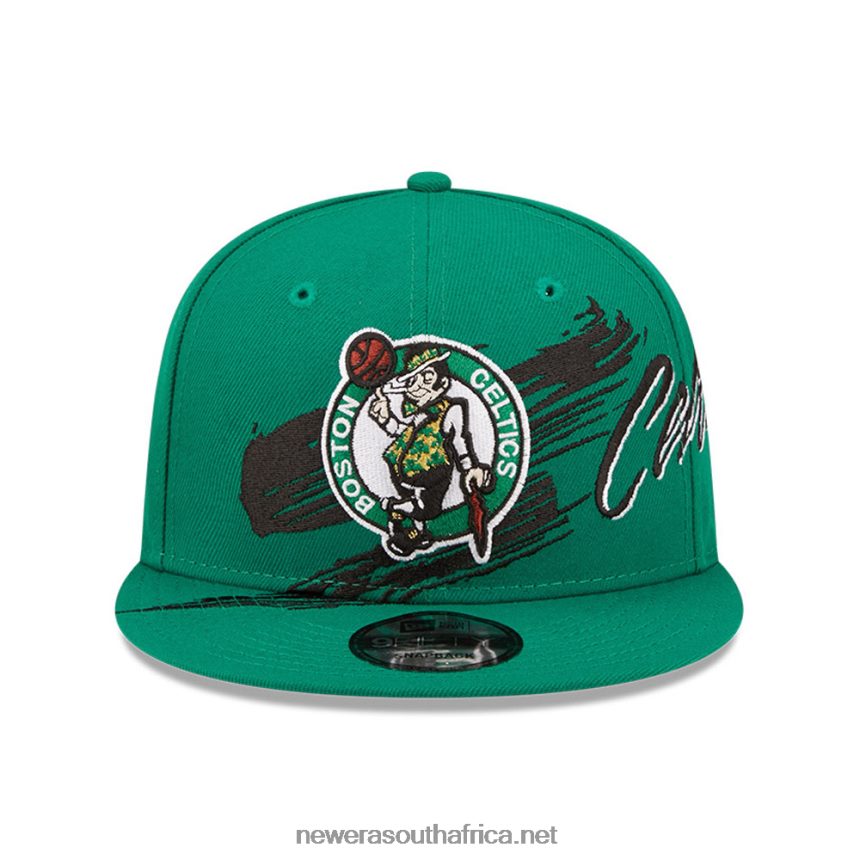 Boston Celtics NBA Sweep Green 9FIFTY Snapback Cap New Era TRBRBN2042