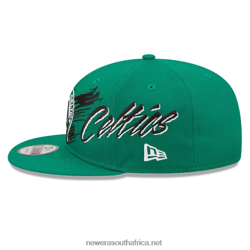 Boston Celtics NBA Sweep Green 9FIFTY Snapback Cap New Era TRBRBN2042
