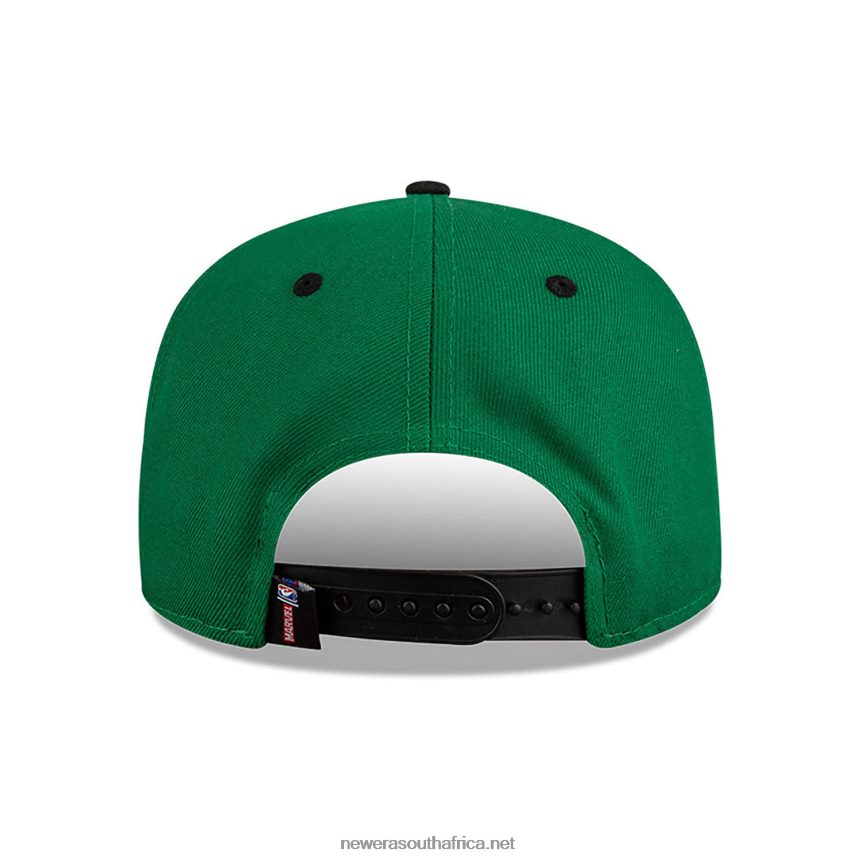 Boston Celtics NBA x Marvel Hulk Green 9FIFTY Snapback Cap New Era TRBRBN1976