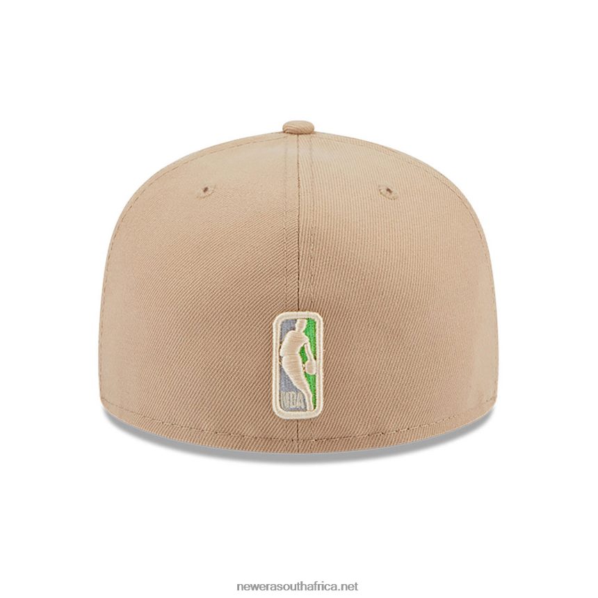 Boston Celtics Team Neon Beige 59FIFTY Fitted Cap New Era TRBRBN627