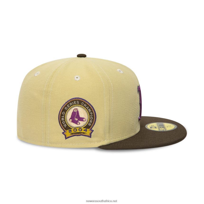 Boston Red Sox 2004 World Series Brown 59FIFTY Fitted Cap New Era TRBRBN1