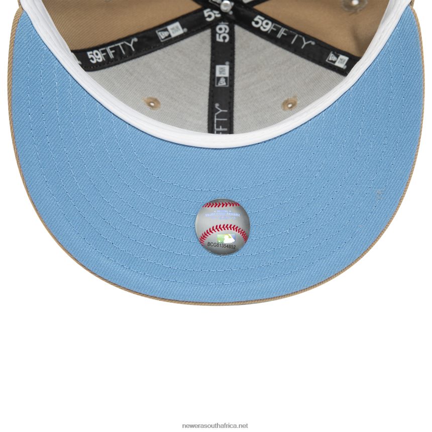 Boston Red Sox 2004 World Series Tan 59FIFTY Fitted Cap New Era TRBRBN31