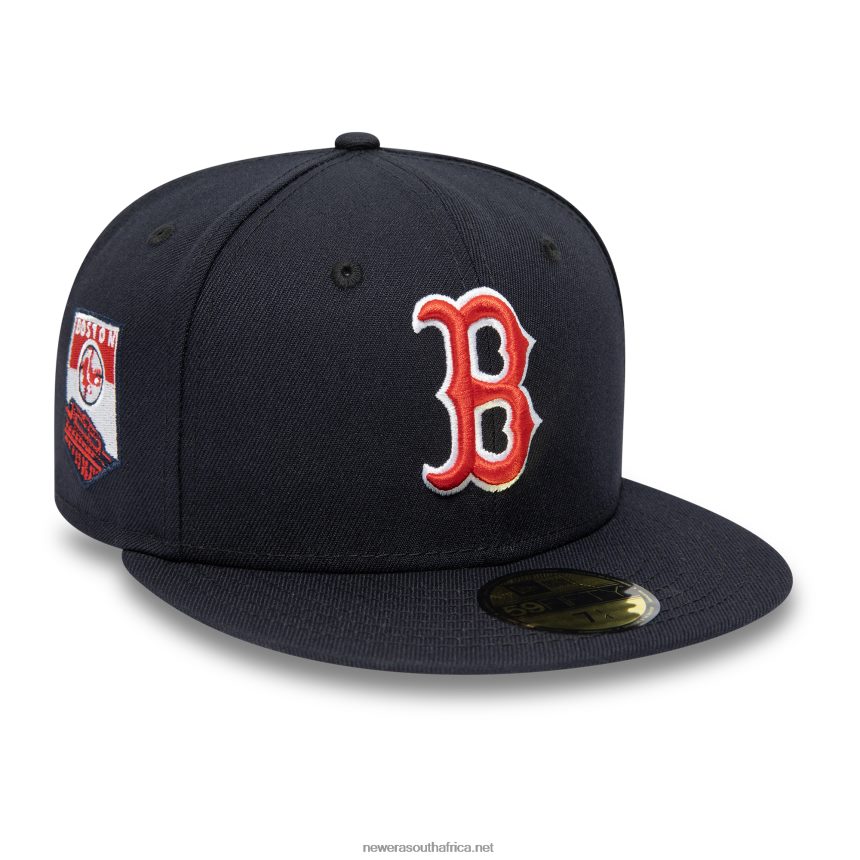Boston Red Sox American League Stadium Navy 59FIFTY Fitted Cap New Era TRBRBN1286