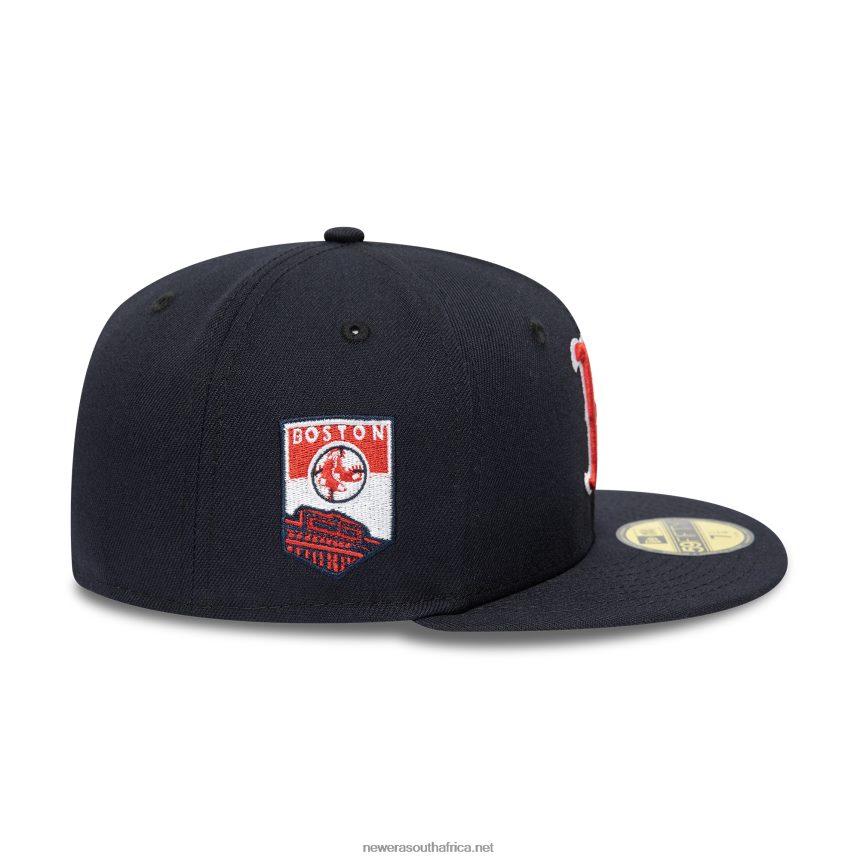 Boston Red Sox American League Stadium Navy 59FIFTY Fitted Cap New Era TRBRBN1286