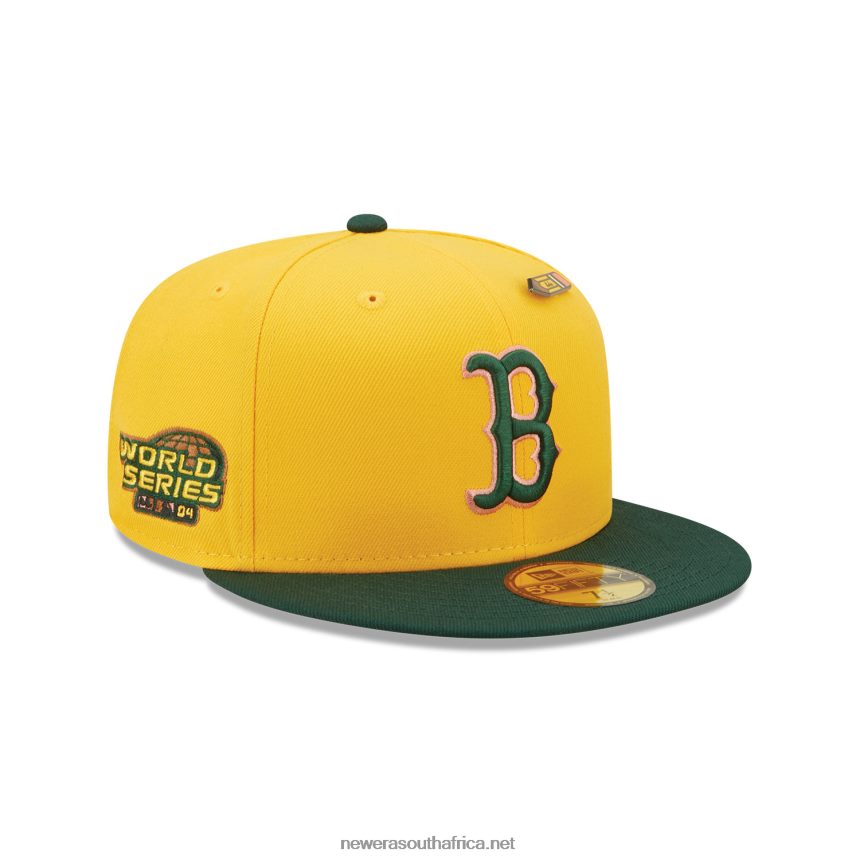 Boston Red Sox Back to School Yellow 59FIFTY Fitted Cap New Era TRBRBN543