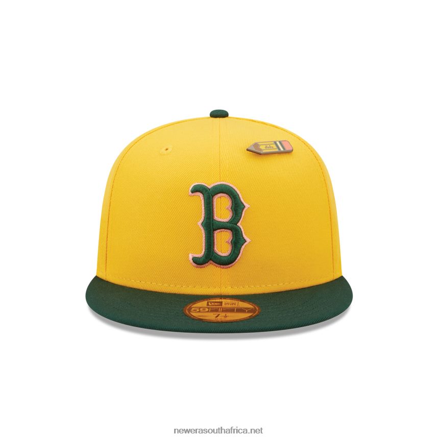 Boston Red Sox Back to School Yellow 59FIFTY Fitted Cap New Era TRBRBN543