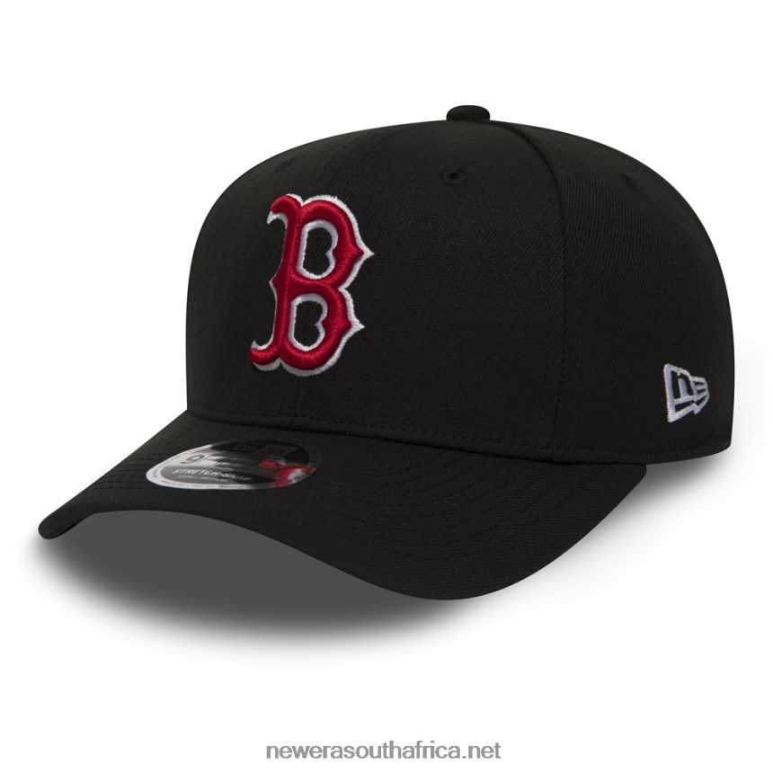 Boston Red Sox Black 9FIFTY Stretch Snap Cap New Era TRBRBN2121