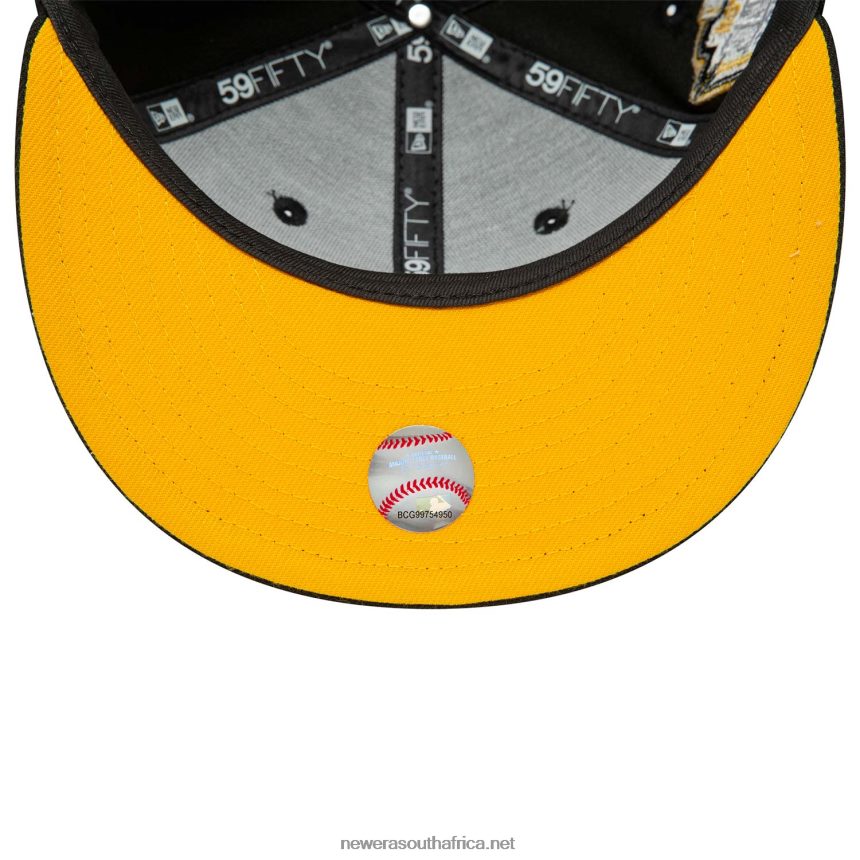 Boston Red Sox Black And Yellow 59FIFTY Fitted Cap New Era TRBRBN511