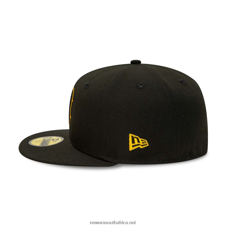 Boston Red Sox Black And Yellow 59FIFTY Fitted Cap New Era TRBRBN511