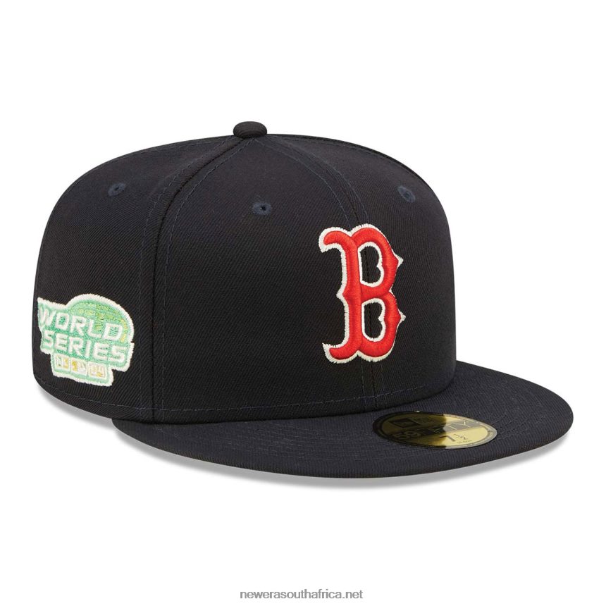 Boston Red Sox Citrus Pop Navy 59FIFTY Fitted Cap New Era TRBRBN938
