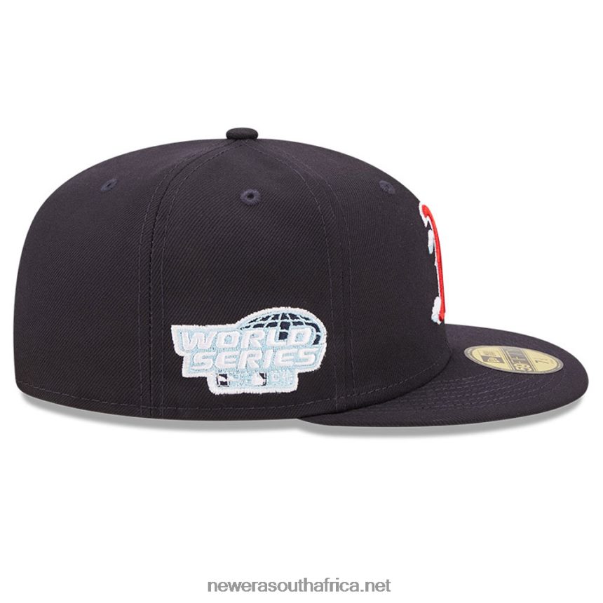 Boston Red Sox Comic Cloud Navy 59FIFTY Fitted Cap New Era TRBRBN426