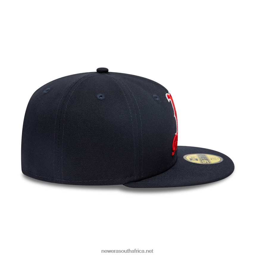 Boston Red Sox Dual Logo Navy 59FIFTY Cap New Era TRBRBN1165