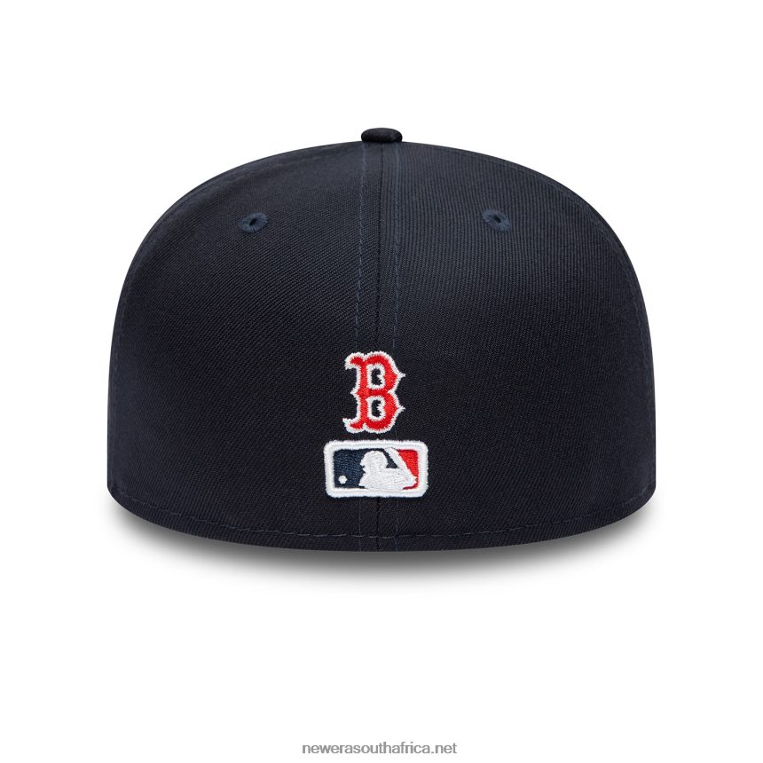 Boston Red Sox Dual Logo Navy 59FIFTY Cap New Era TRBRBN1165