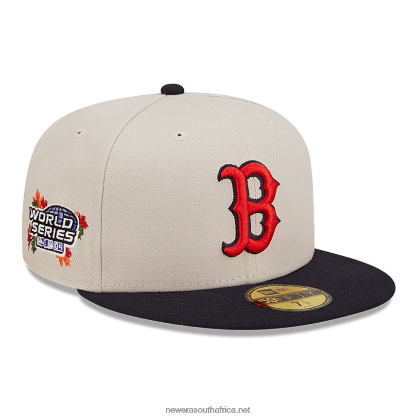 Boston Red Sox Fall Classic White 59FIFTY Fitted Cap New Era TRBRBN1011