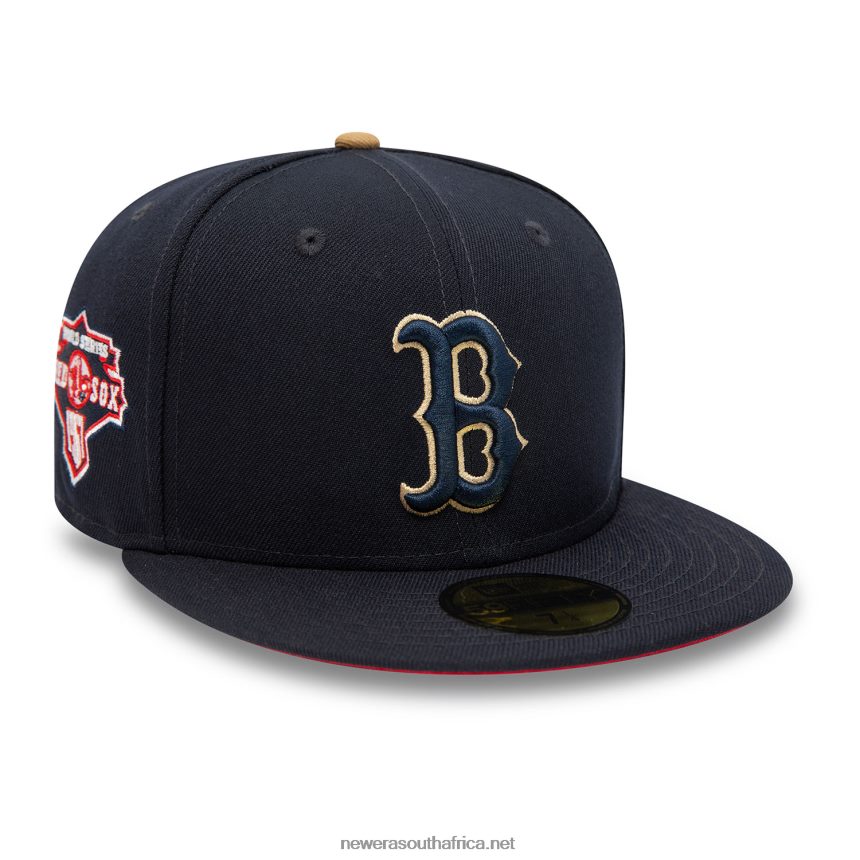 Boston Red Sox Fall Colours Navy 59FIFTY Fitted Cap New Era TRBRBN814
