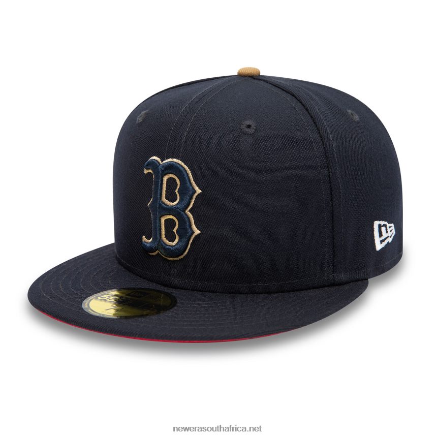 Boston Red Sox Fall Colours Navy 59FIFTY Fitted Cap New Era TRBRBN814